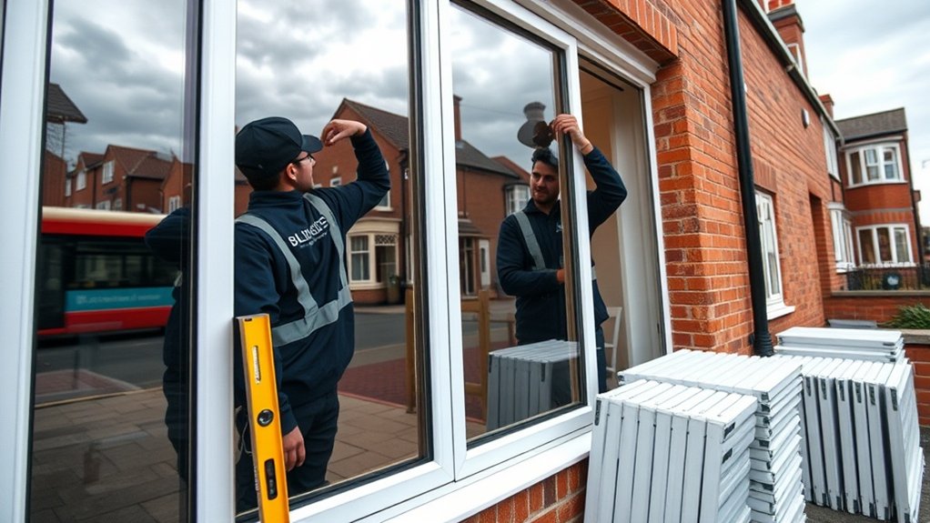 Glazier in Burntwood Lane